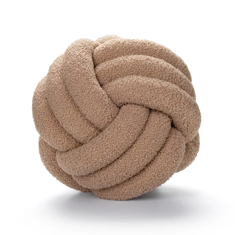 Hand-knotted Ball cushion