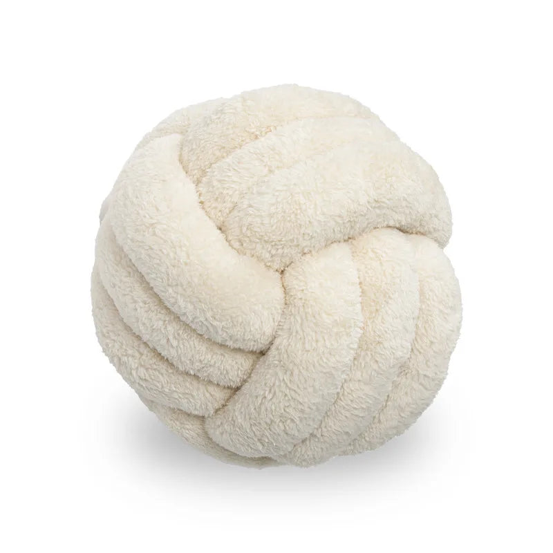 Hand-knotted Ball cushion