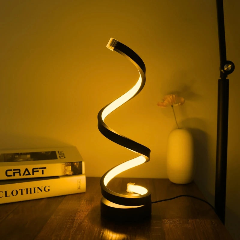 Modern Minimalist Spiral Desk Lamp