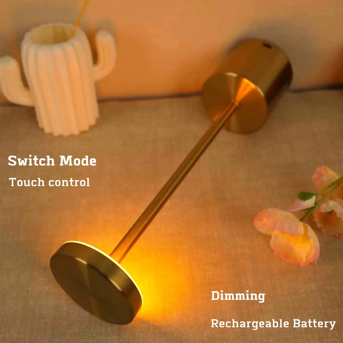 rechargeable touch LED light